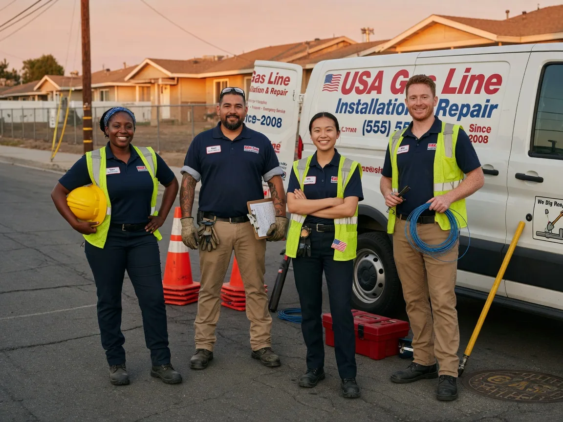 Gas Line Installation company in Hecker, IL